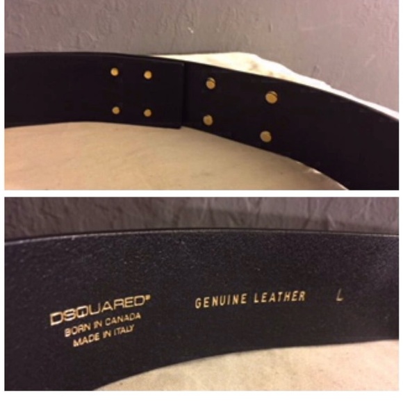 Brand New DSQUARED2 Authentic Leather Women Belt Size L Retail price $695 main image 6